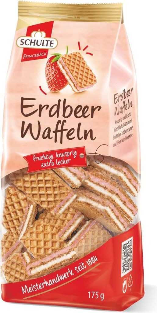 Schulte oblátky s jahodami a vanilkou 175g Obrázok produktu 
