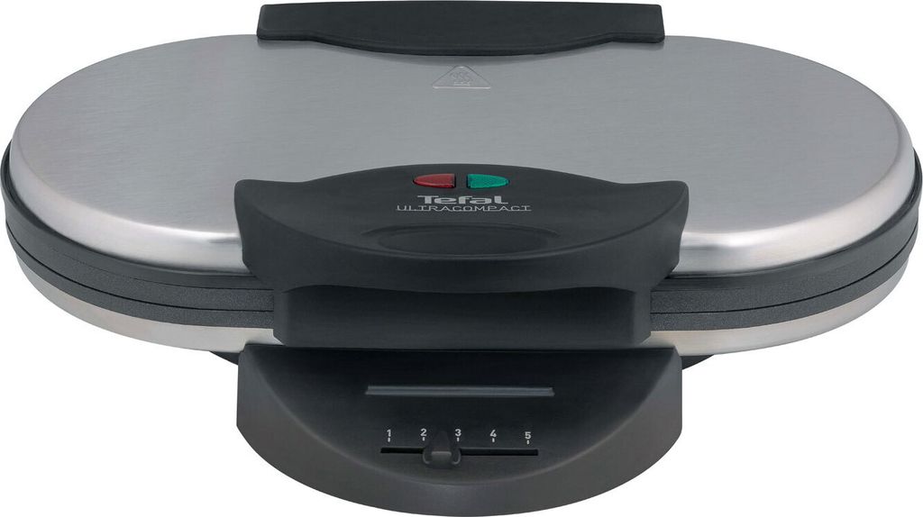 Tefal WM 311 D Herz Waffeleisen Doppel Schwarz / Silber