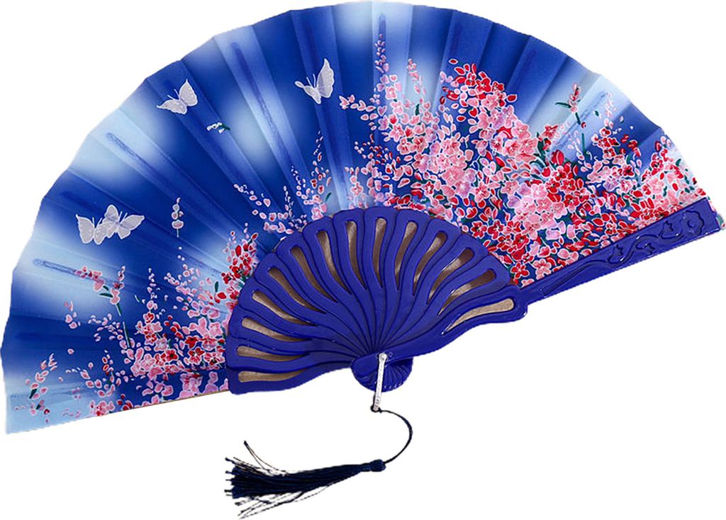 Klapperlüfter glänzende Textur Schöne verschiedene Stile glatte Oberfläche feine Verarbeitungsdekoration Oxford Stoff Chinesischer Stil Handhel...