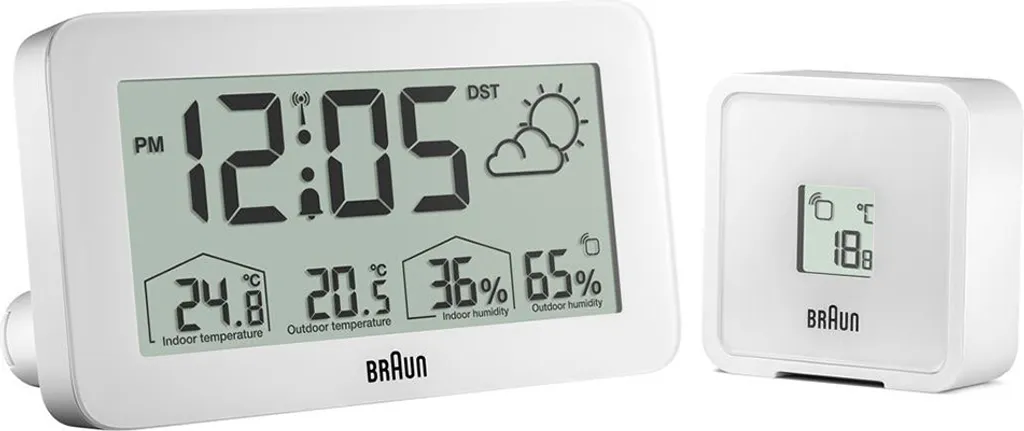 Réveil de Voyage Braun BC13WP-DCF Compact et Précis pour Déplacements