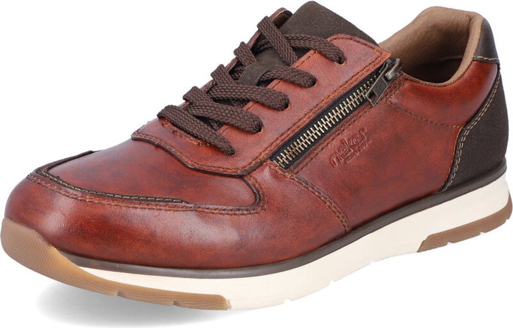 Rieker hwk herren halbschuhe Schnürer braun in Gr. 44