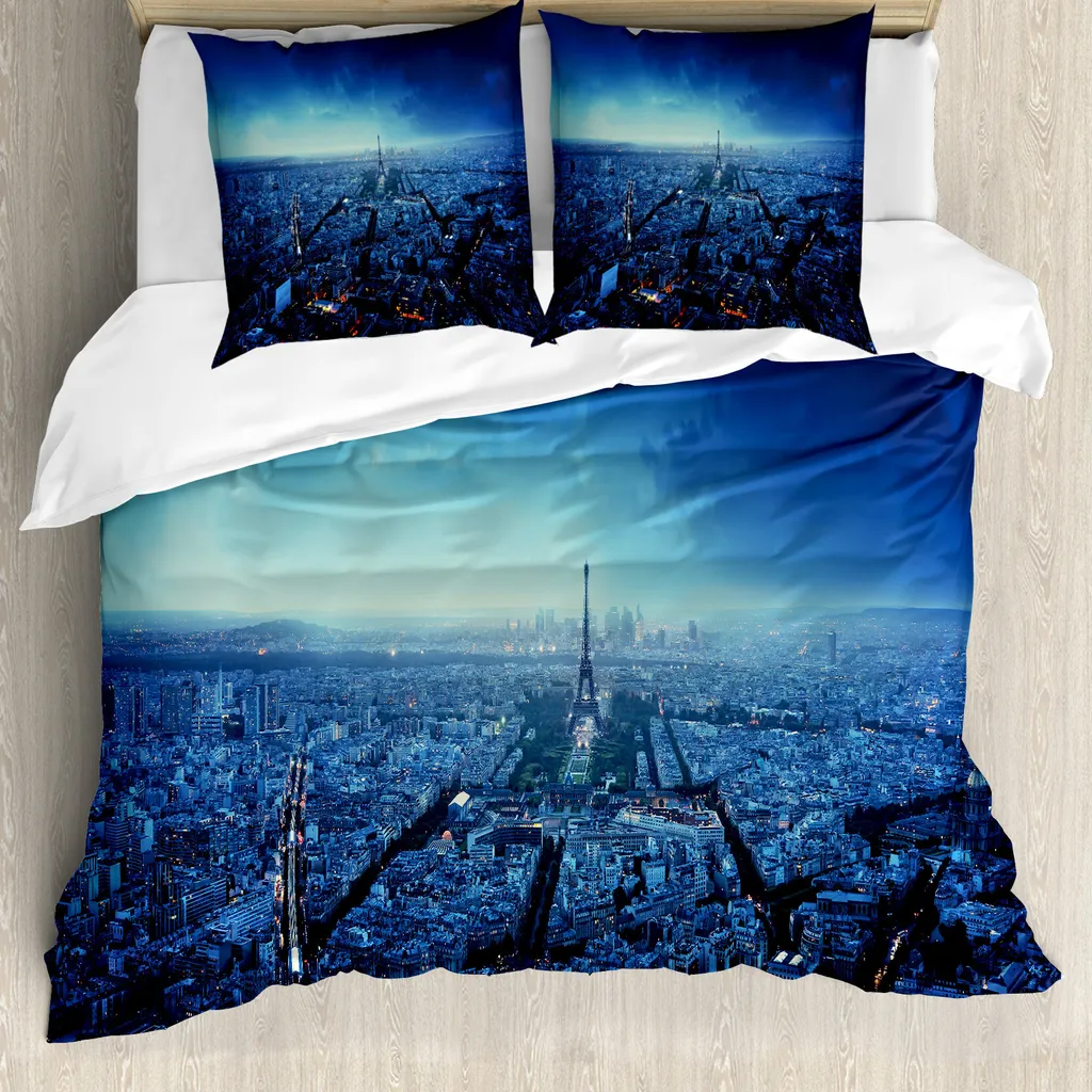 Copripiumino Matrimoniale ABAKUHAUS Antiacaro Torre Eiffel 200x200
