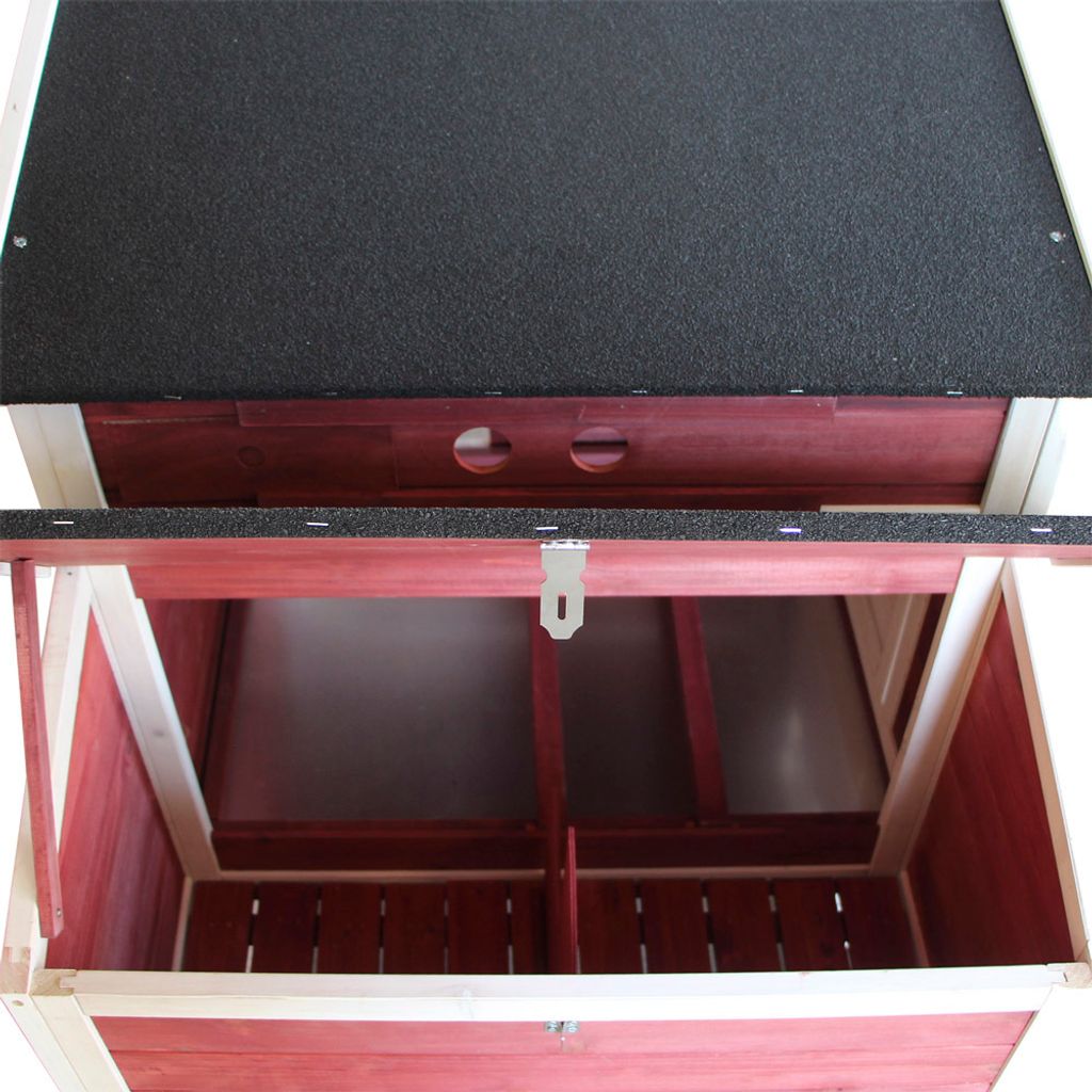Kurník Wiltec XXL 2010 x 813 x 1165 mm červeno-biely s Obrázok produktu 3