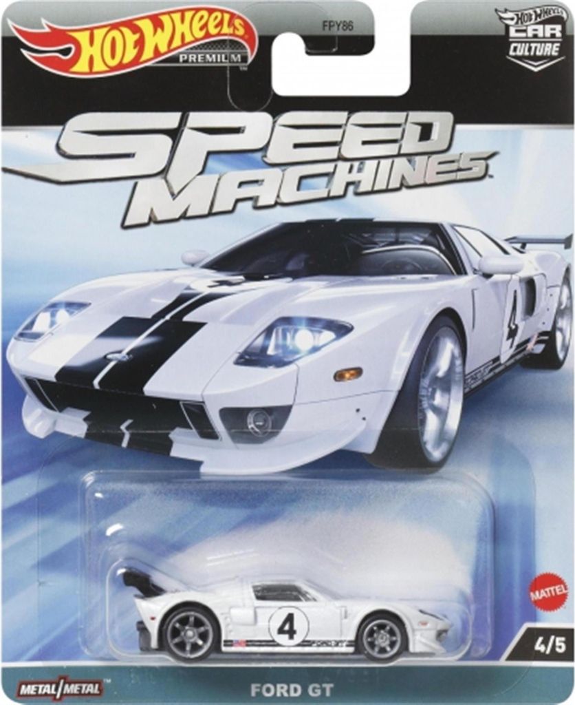 Mattel - Hot Wheels Car Culture Speed Machines Ford GT / from Assort