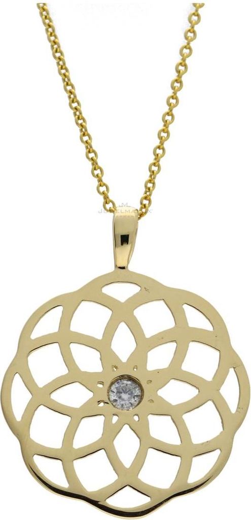 JuwelmaLux Anhänger 333/000 (8 Karat) Gelbgold mit Zirkonia JL39-02-0262