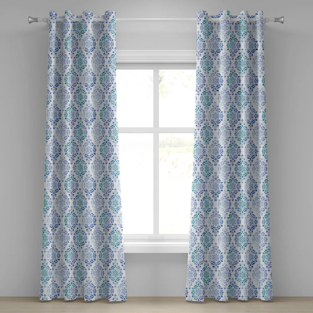 Rideau opaque décoratif contre le vis-à-vis - Design floral chic