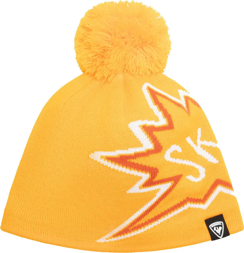 Bonnet de Montagne Rossignol Yuki Orange - Idéal pour le Ski et la Luge