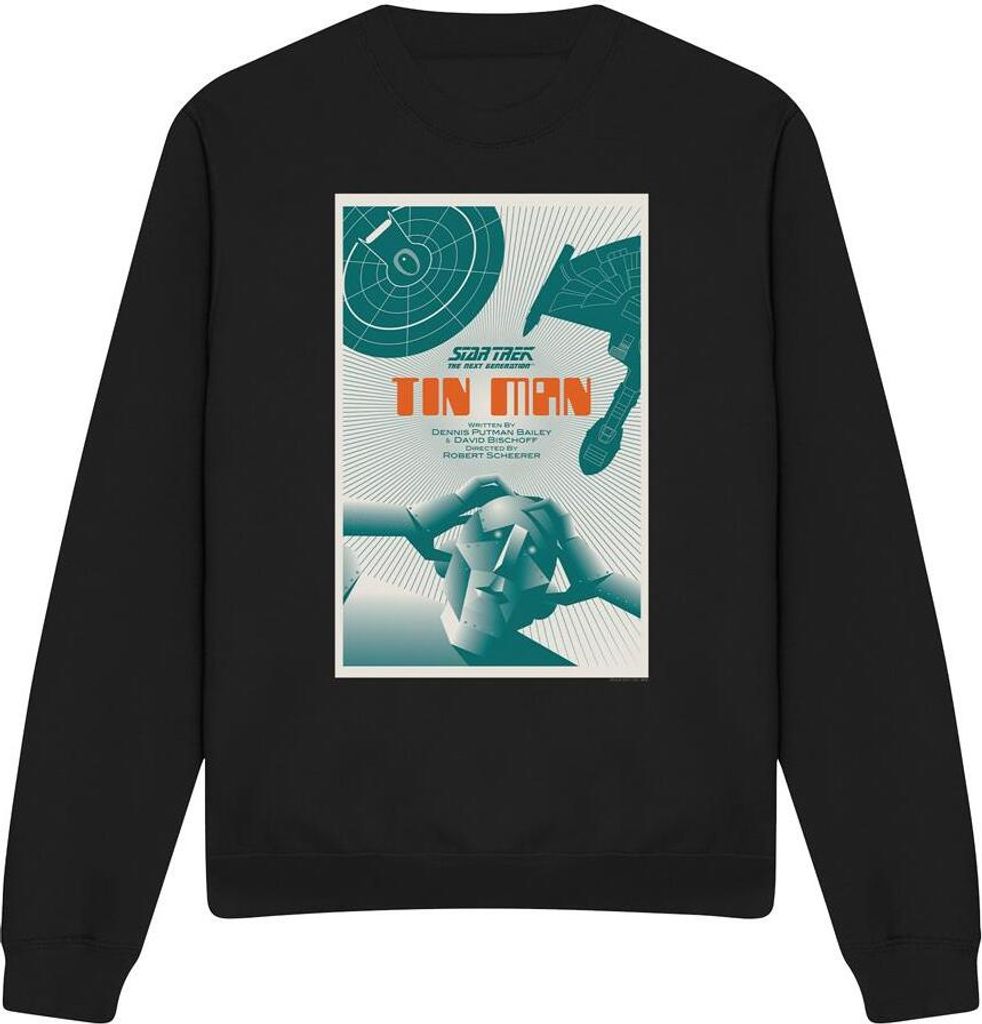 Star Trek - "The Next Generation Season 3 Episode 20" Sweatshirt für Herren/Damen Uni TV11803 (XXL) (Schwarz)