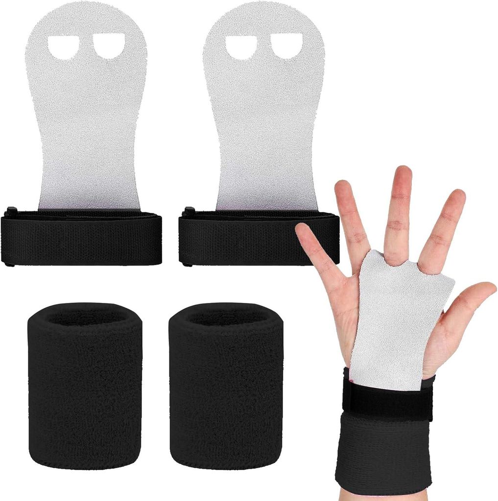 Turngriffe aus Leder mit Handgelenkschützern, für Produktbild 