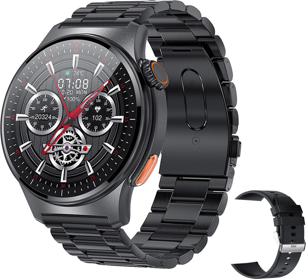 1,39 Zoll Smartwatch IP67 Wasserdichte Sportuhr BT5.1 Intelligente Uhr Fitness Tracker Multifunktionsuhr Kompatibel mit Android5.0 / iOS10.0