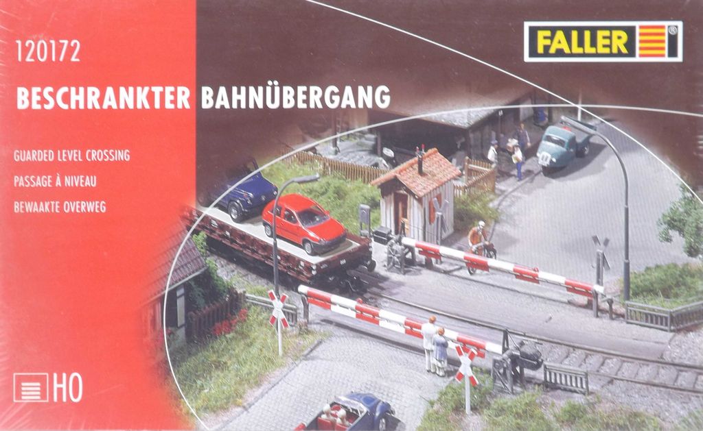 Faller 120172 Beschrankter Bahnübergang Spur H0 in Produktbild 