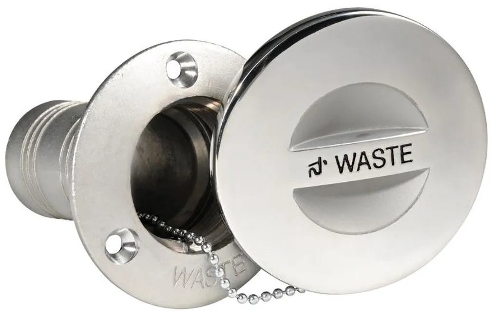 Nable de Remplissage Inox 316 Brillant pour Bateau 38mm et 84,5mm