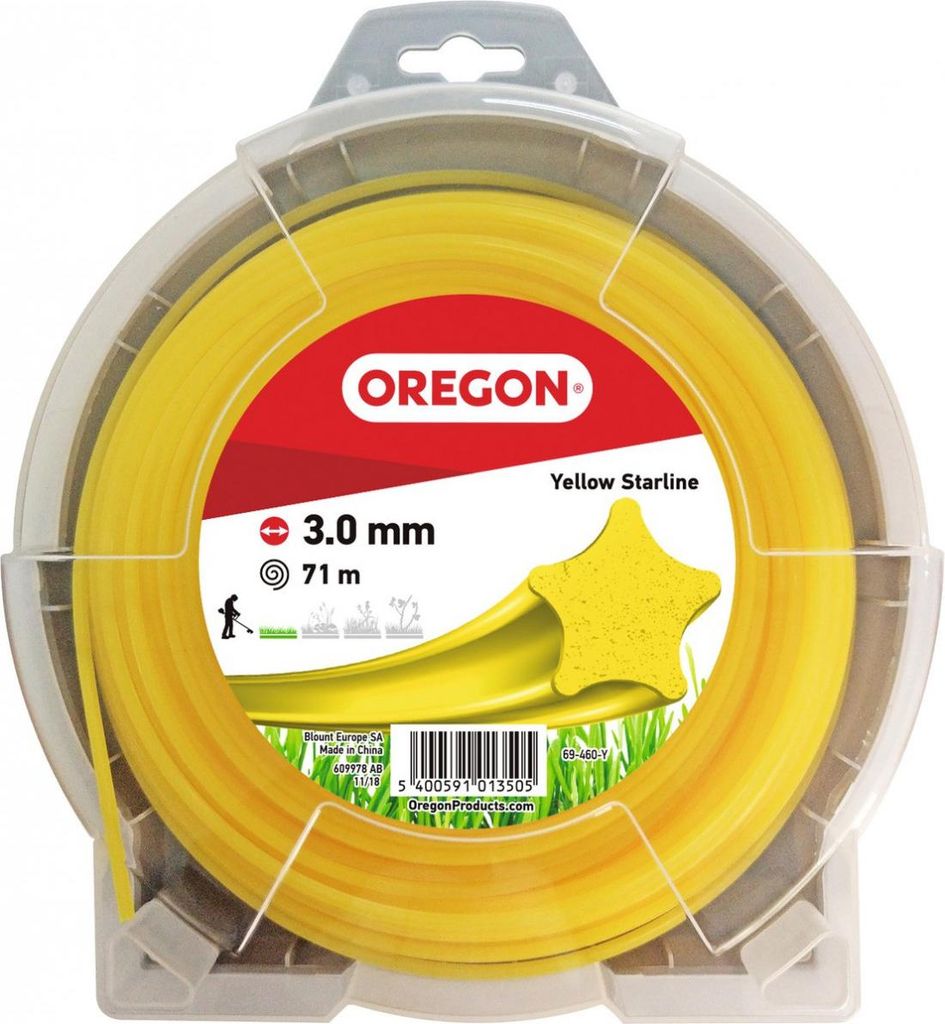 Oregon Gelber Freischneidefaden sternförmig Yellow Starline Produktbild 