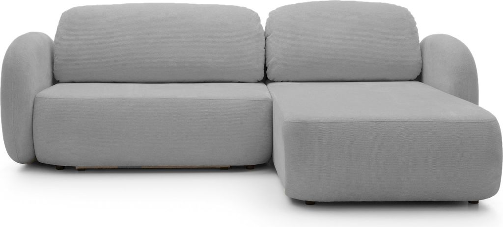 DomoHome Ecksofa OLIO L-Form Mit Schlaffunktion 138x210cm Bettkasten und Lose Rückenkissen – Komfortable Schlafcouch für Wohnzimmer Freistehend...
