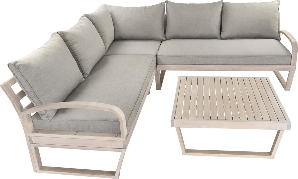 »Jersey« Gartenlounge, Eukalyptus Holz, braun