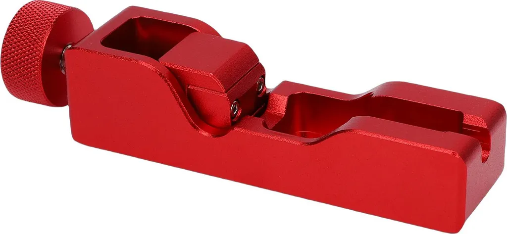 Strumento per misurare la distanza tra gli elettrodi delle candele con 32 lame, sensore in acciaio, misura la distanza tra gli elettrodi delle candele della maggior parte dei connettori filettati da 10 mm, 12 mm, 14 mm e 16 mm. Rosso - 4
