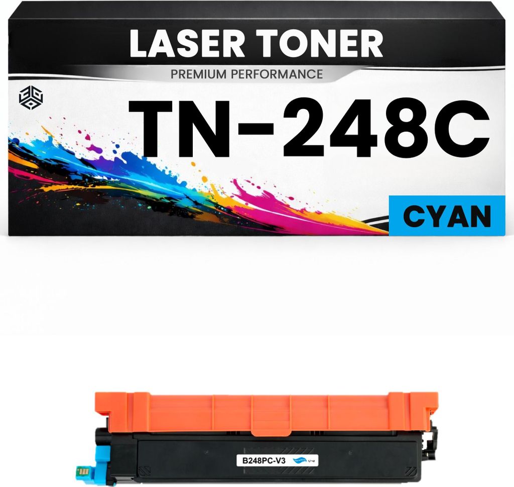 Toner kompatibel für Brother TN-248C HL-L3215cw/L3220cw/L3220cwe/L3240cdw/L8230cdw/L8240cdw DCP-L3515cdw/L3520cdw/L3520cdwe/L3527cdw/L3555cdw/L356...