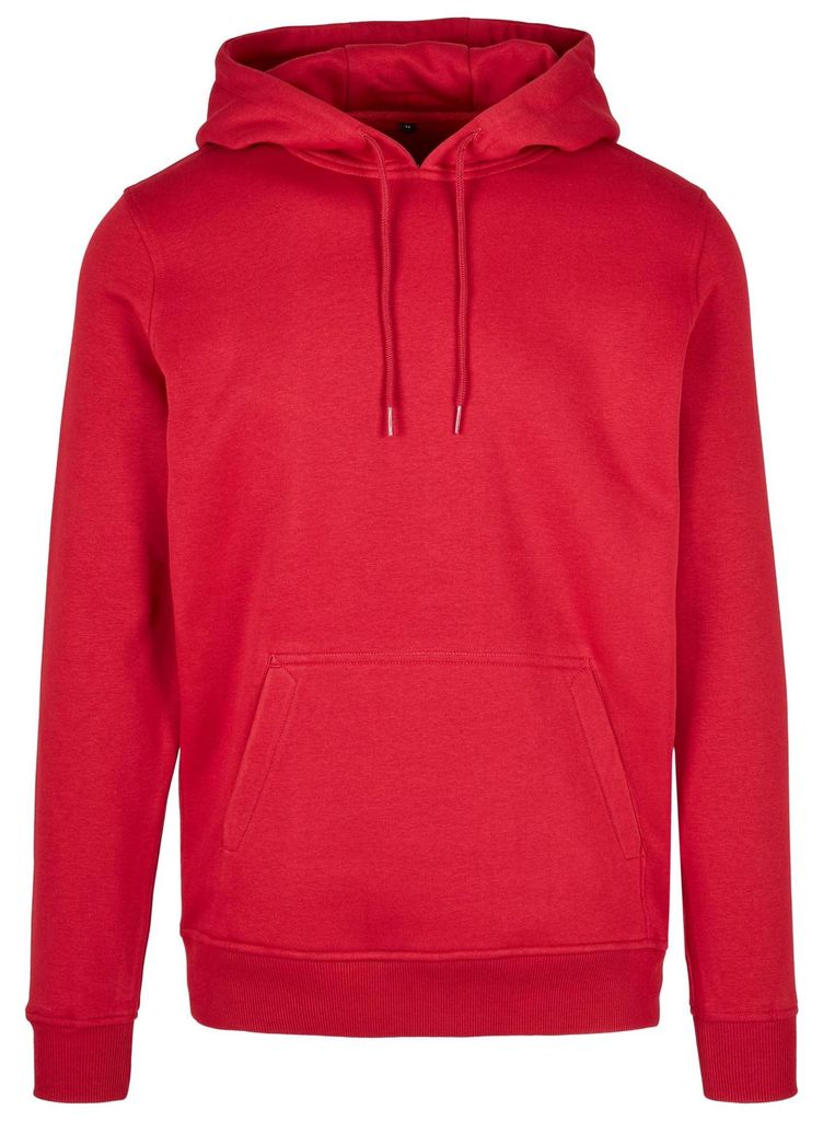 Build Your Brand - Kapuzenpullover für Herren/Damen Uni LT1206 (M) (Rubinrot)