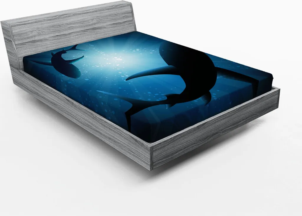 Lenzuolo Matrimoniale ABAKUHAUS 180x200 - Design Pesci Crepuscolo