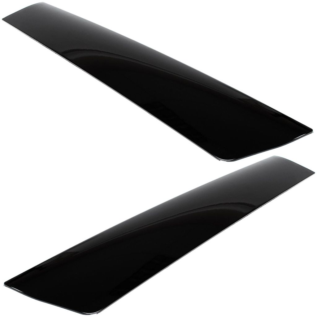 MINI R50 R53 01-06 A-Säulen-Außenverkleidungsleiste SCHWARZ GLÄNZEND links + rechts 2-teiliges Set