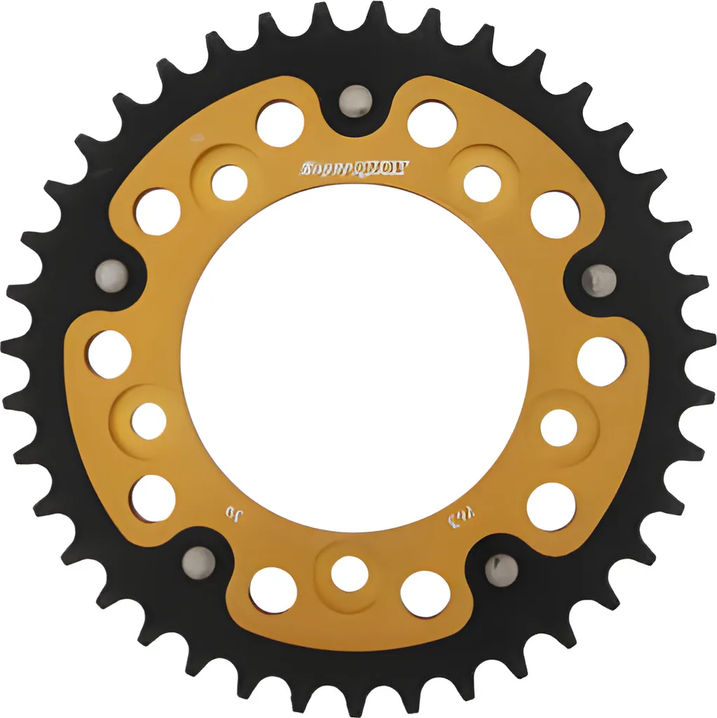 Couronne Stealth Supersprox 520 39 dents or RST-743:39 pour moto