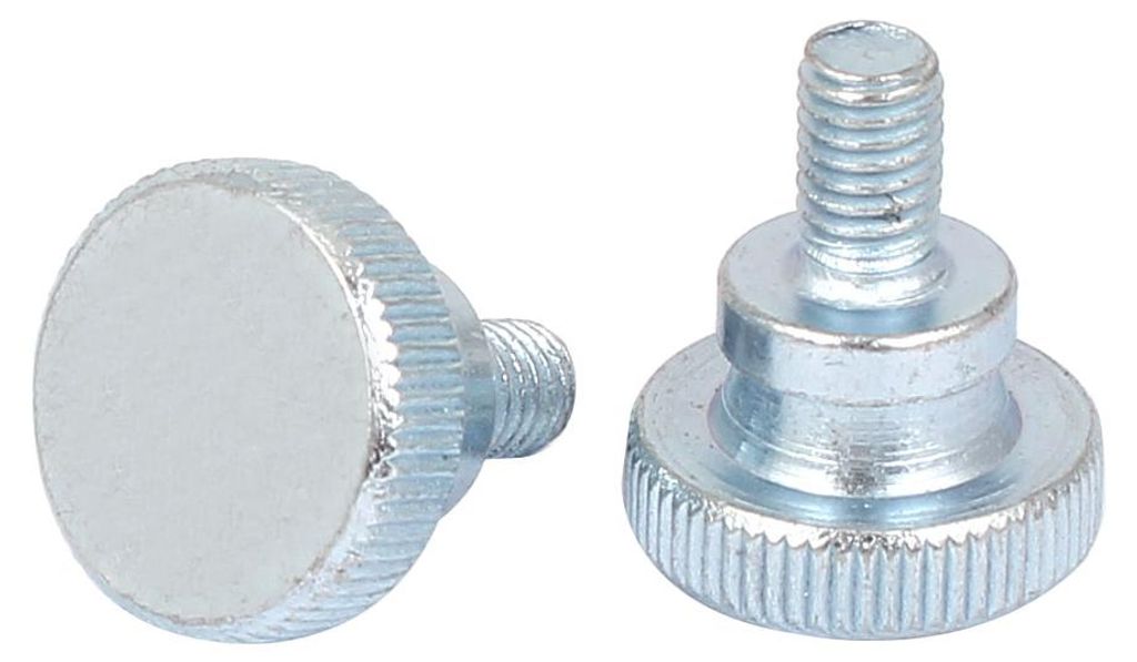 5Stš¹ck M5x8mm Verzinkt metrisch ger?ndelte Flachkopf R?ndelschrauben 18mm lang DE de