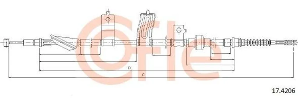 Fixez votre frein à main Civic avec le câble COFLE OE 47510S04013