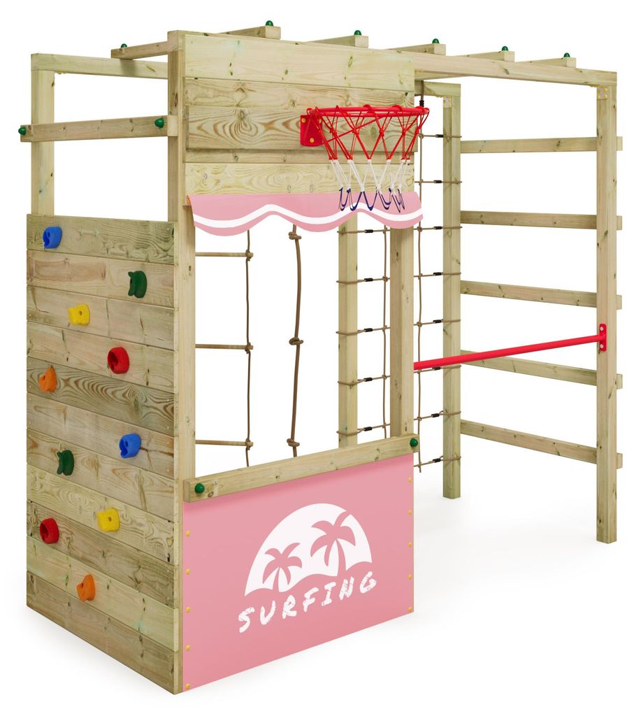 Lezecká zostava Wickey Smart Action s basketbalovým košom v Obrázok produktu 