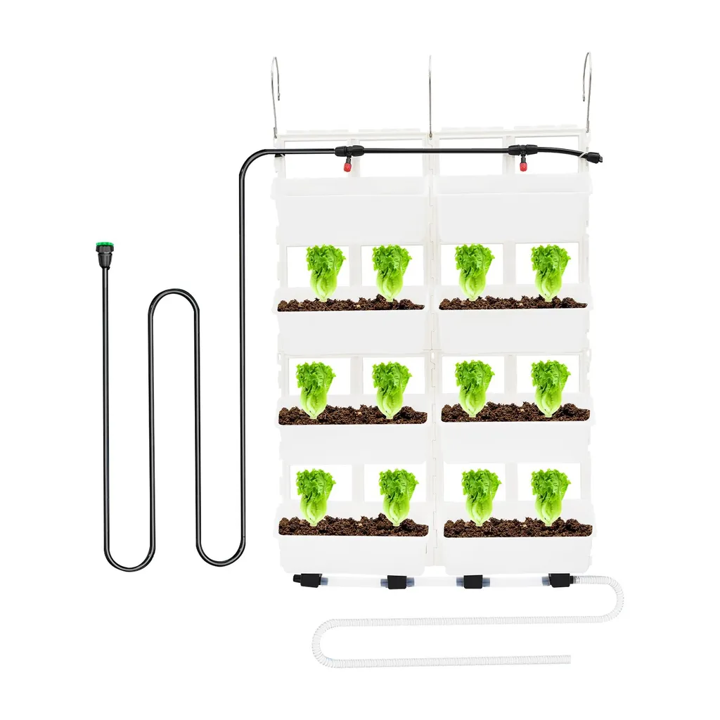 Jardinière verticale avec arrosage automatique contre le manque de place