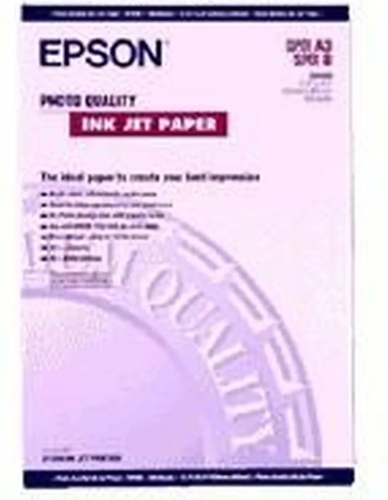 Carta Epson A3+ Photo Quality 102g | Ideale per Grafica e Poster Matte