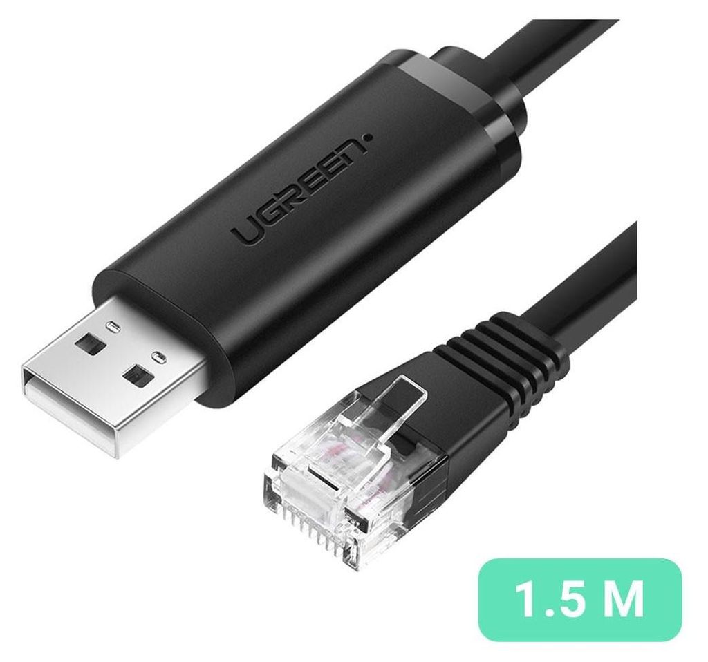 Ugreen Cm204 Console Cable, Usb - Rj45 for Network Devices, Image du produit 