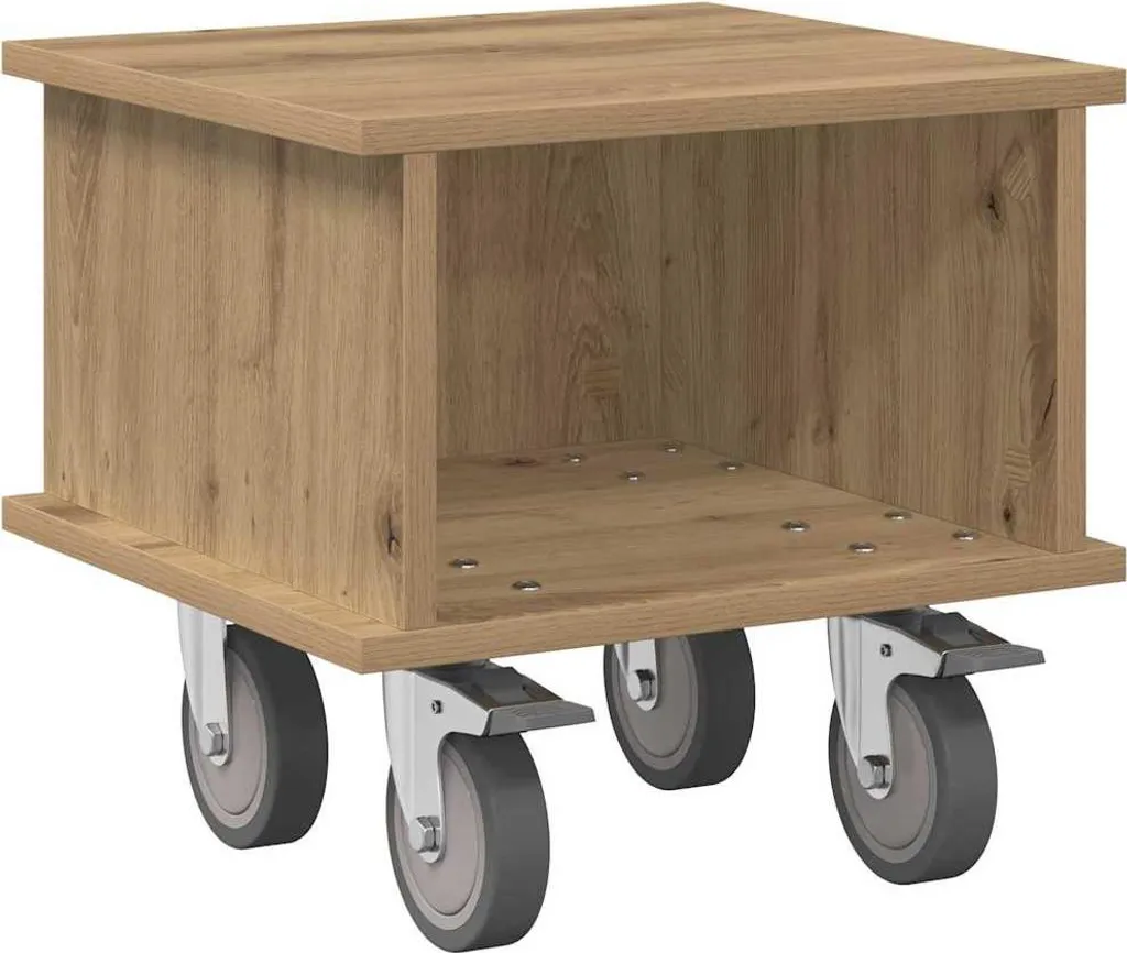 Rialzo TV SYFAX Rovere Artigianale 37x35 cm - Eleganza Artigianale