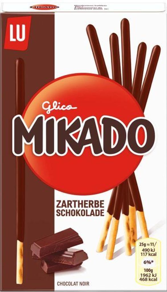 Mikado sušenkové tyčinky v hořké čokoládě 75g Obrázek produktu 