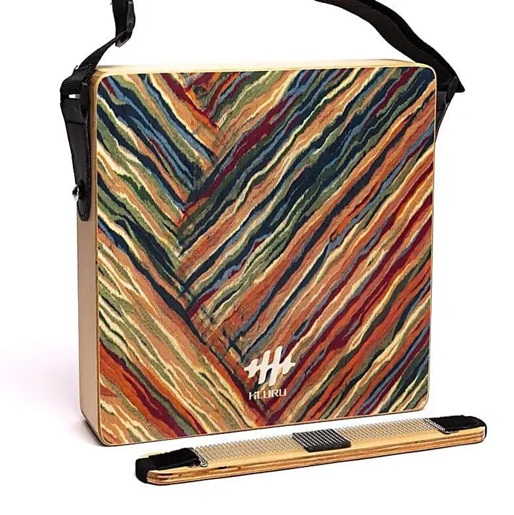 Cajon de voyage Hluru compact - Jouez de la percussion partout sans encombre