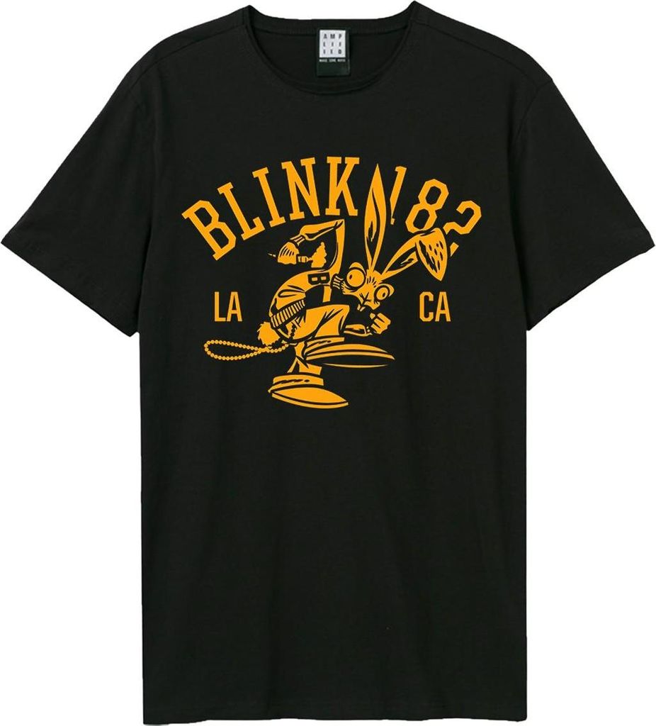 Amplified - "Collegiate Bunny" T-Shirt für Herren/Damen Uni GD4000 (3XL) (Schwarz)