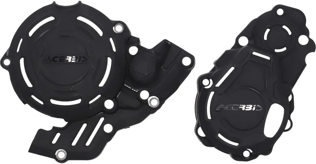 Protections de Carter ACERBIS X-Power Noires pour GAS GAS avec Montage