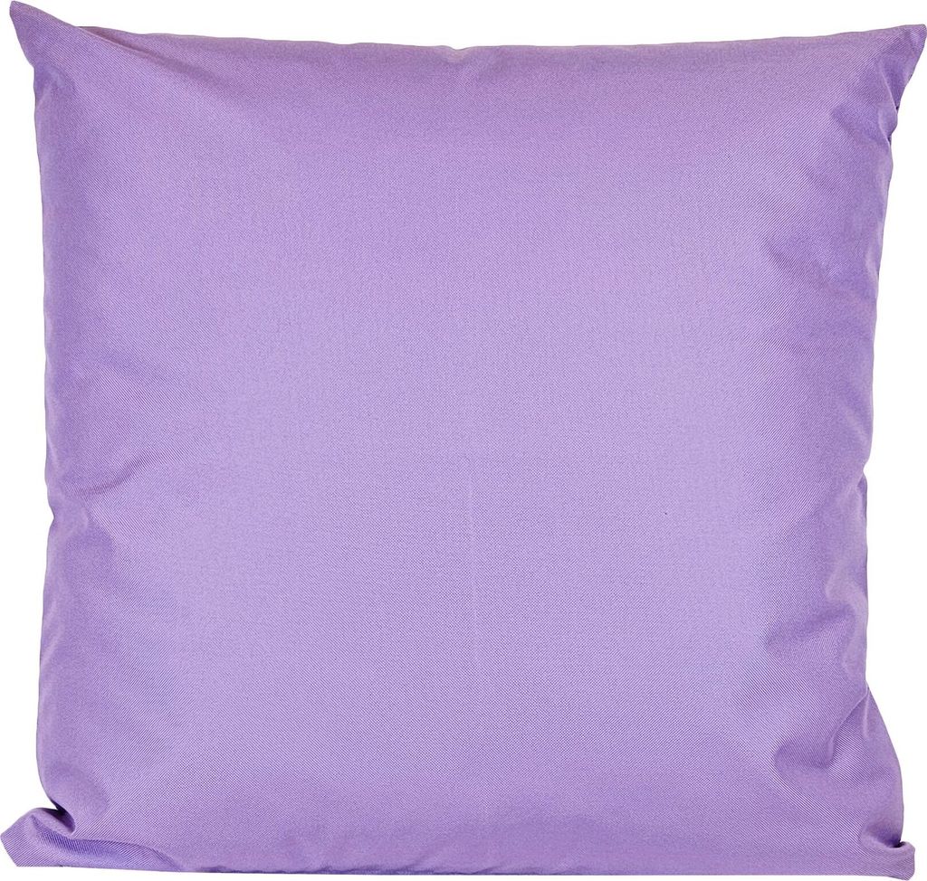 JACK 50x50cm Outdoor Lounge Kissen Dekokissen inkl. XXL-Füllung Wasserabweisend Sitzkissen Garten Stuhl Lotus Effekt, Farbe:Flieder