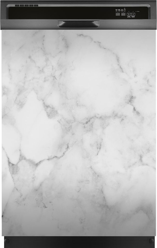 Magnete Dekorative 60x80 cm Küche Magnetmatte Spülmaschine - weiss Marmor