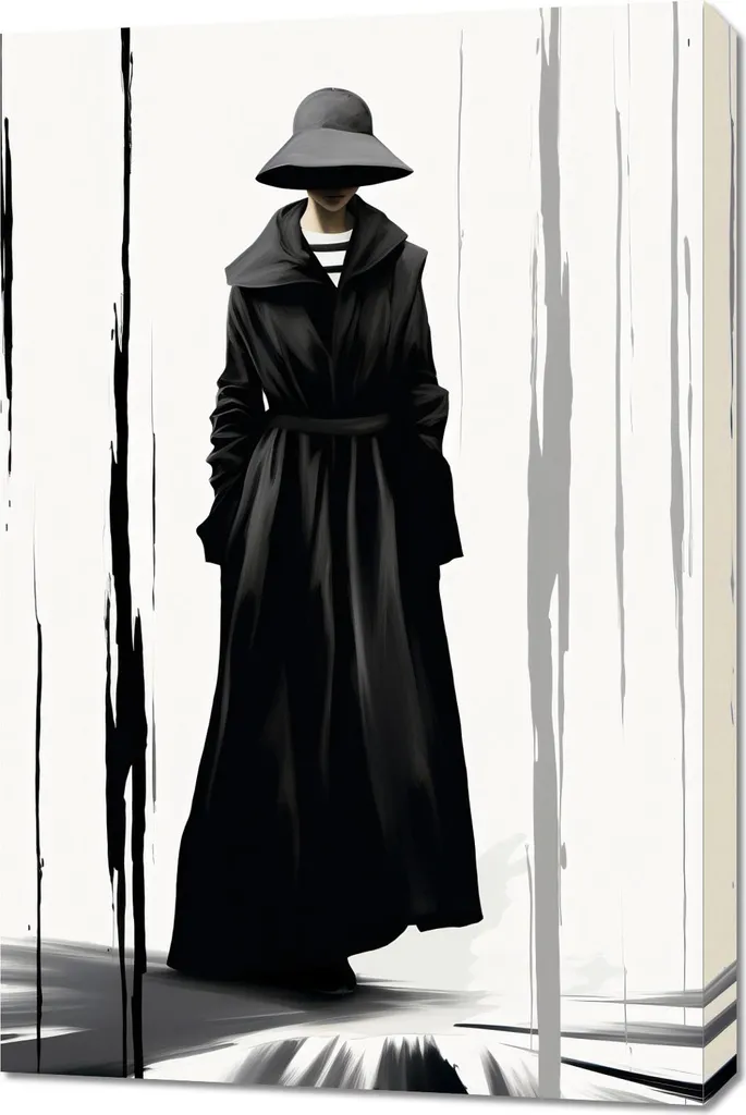 Mroczna Taina Quadro 60x90 - Il Mistero Oscuro per il Tuo Soggiorno