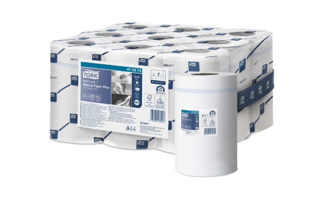 TORK 473474 Rotoli di carta per la pulizia TORK Reflex™ Immagine del prodotto 