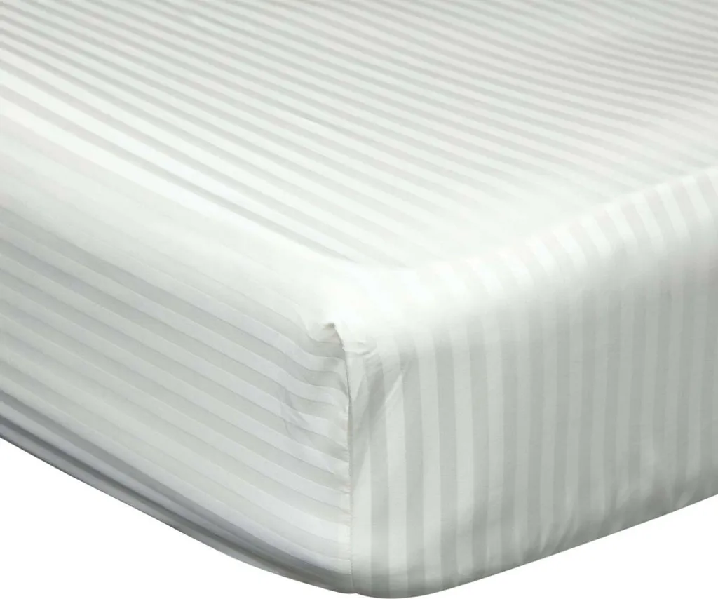 Drap-housse ivoire satin 540 fils fini les draps qui glissent du lit