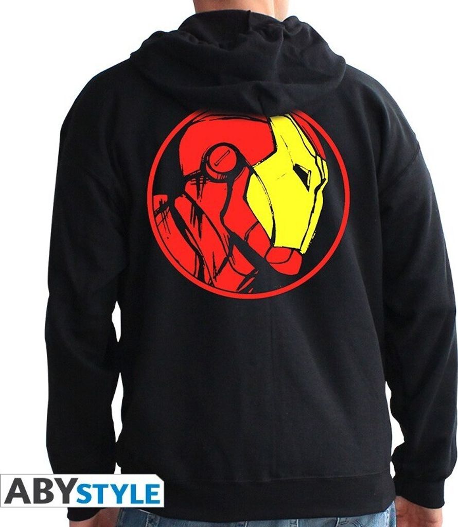 Marvel Comics Kapuzenjacke - Iron Man (schwarz) M Produktbild 