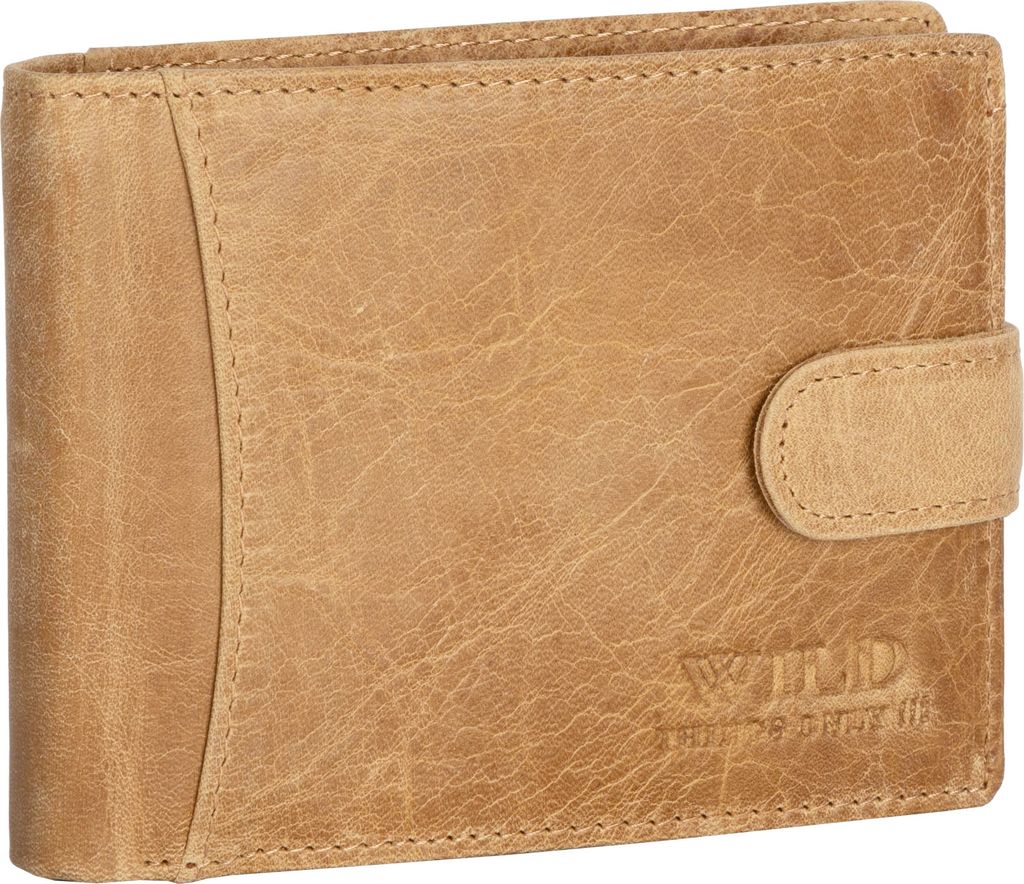 RFID echt Leder Portemonnaie Geldbörse Geldbeutel Herren Produktbild 