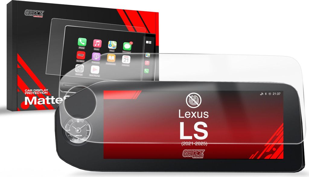 Matte Autodisplayfolie für Lexus LS 12,3" (2021-2025), Grizz Protector