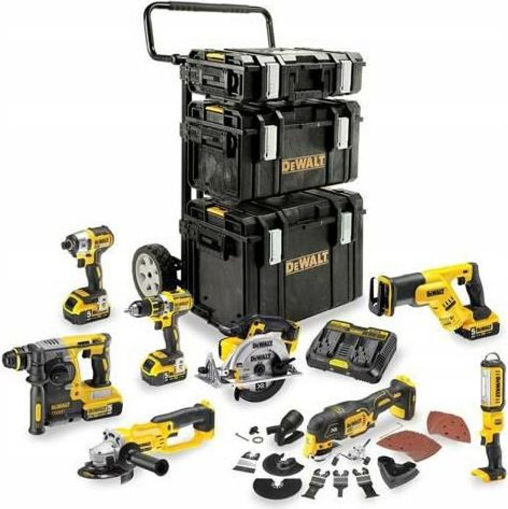 DeWALT DCK856P4-QW, 9000 RPM, 18 V, 5 Ah Zdjęcie produktu 