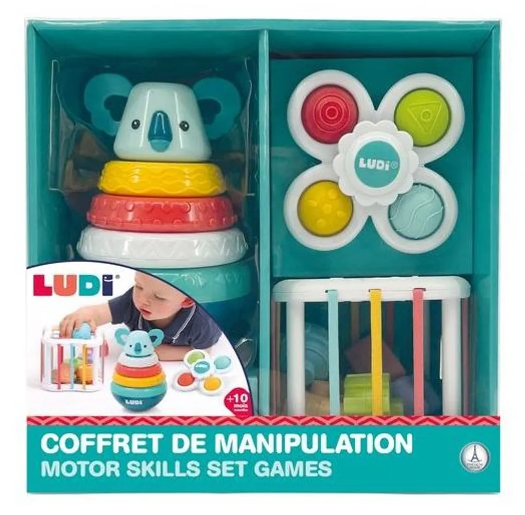 Jouet de Motricité pour Apprendre à Ramper - Cube Éveil Ludi 30125 Bébé