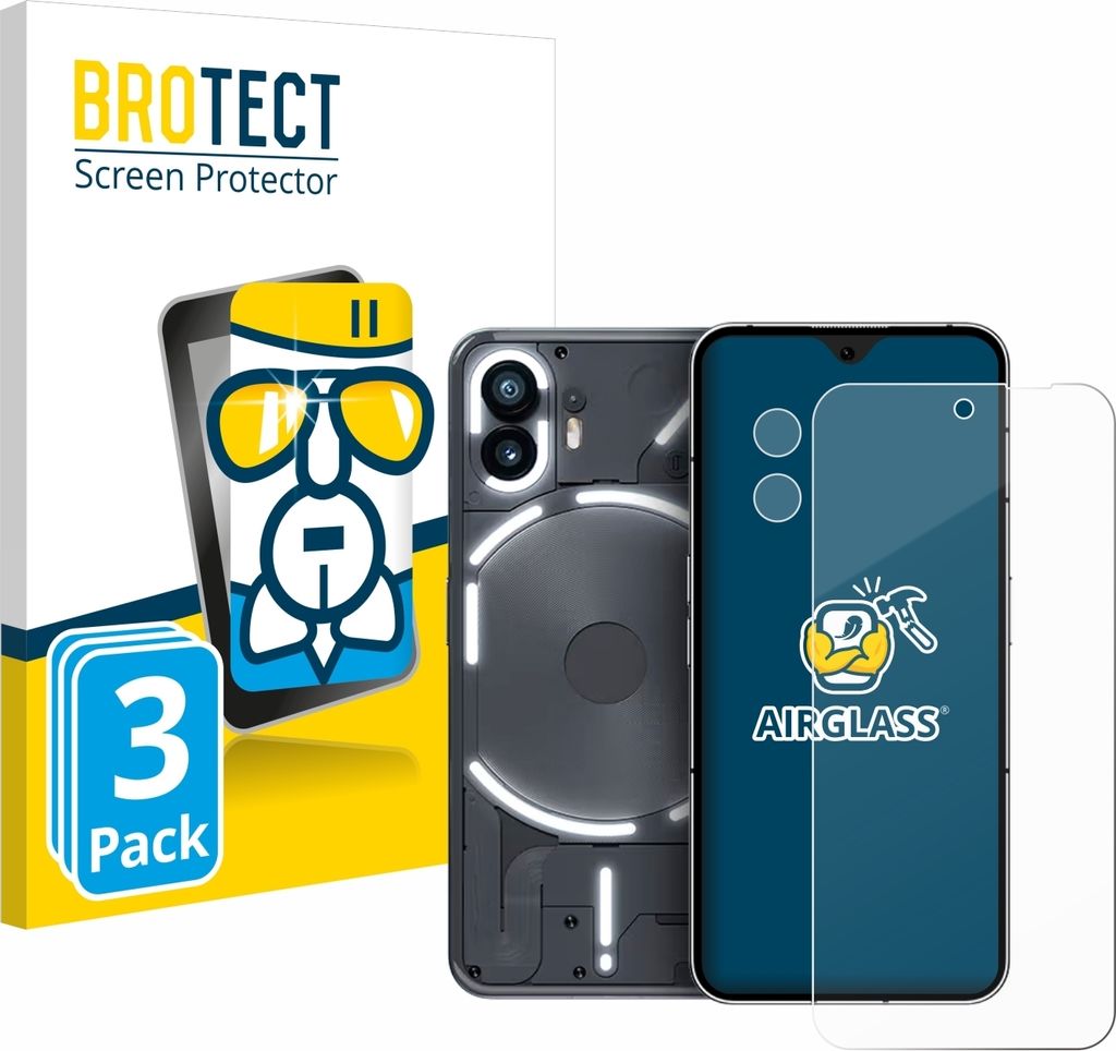 3x BROTECT Schutzglas für Nothing Phone (2) Produktbild 