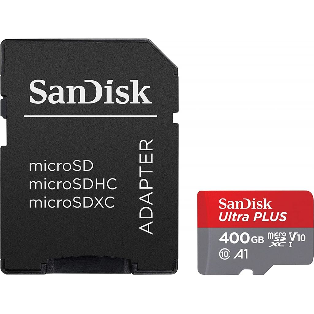 SanDisk Ultra, 400 GB, MicroSDXC, Klasa 10, UHS-I, 100 Zdjęcie produktu 