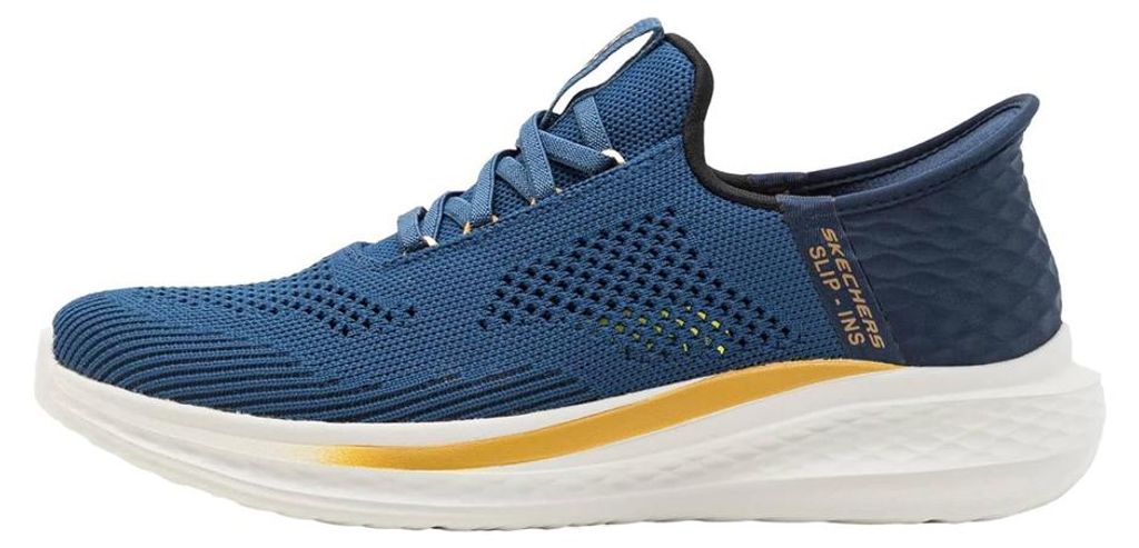 Skechers - "Slade Quinto" Sneaker für Herren, Leder PP13229 (42,5 EU) (Dunkles Marineblau)