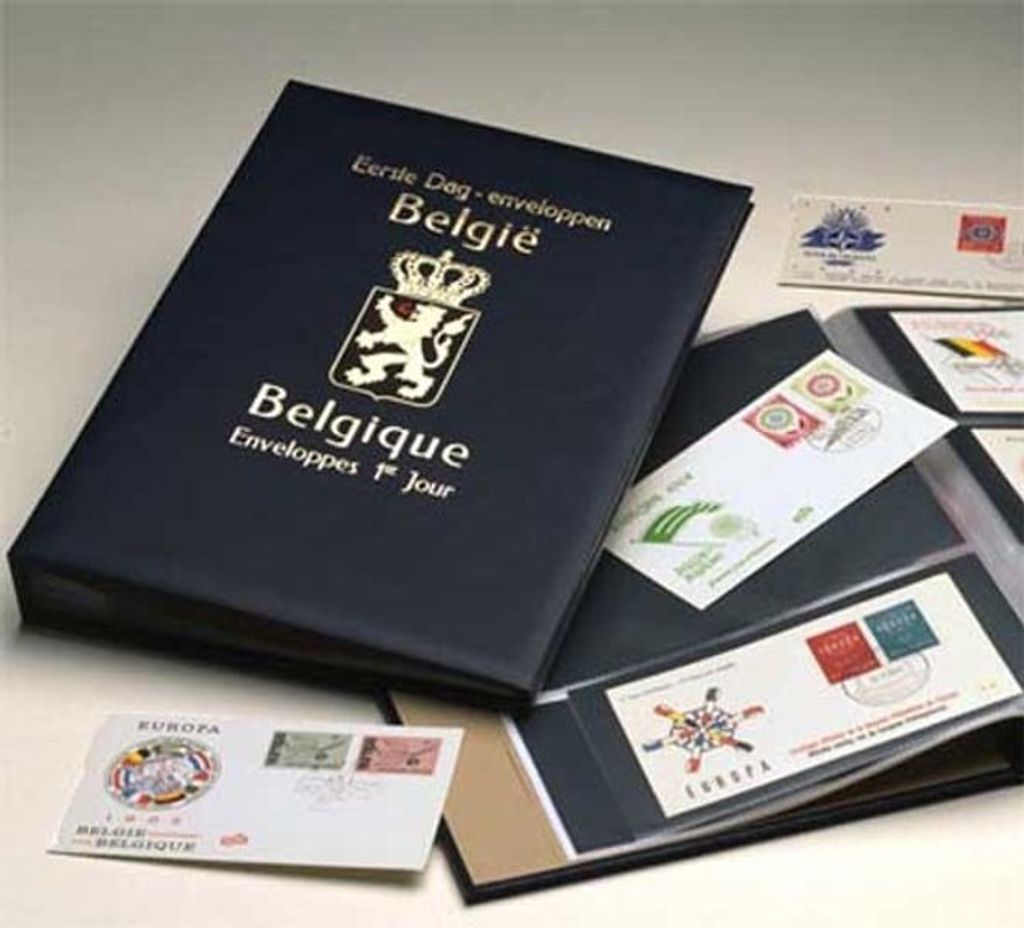 DAVO 25355 Davo Album Ersttagsbriefe Belgien